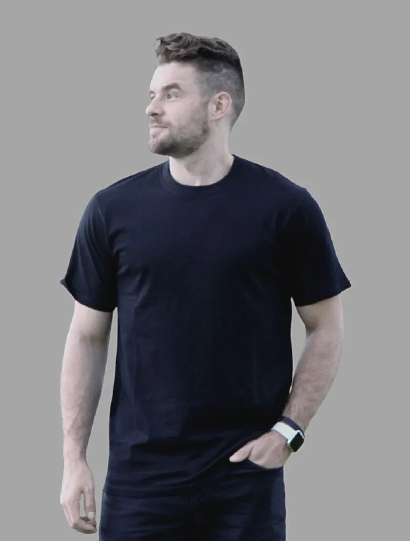 va401 - 50/50 Poly-Cotton Tee<Vancouver Apparel New