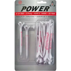 GTPP33 - Power 3 3" Tee 20 Pack<ZERO FRICTION Outlet